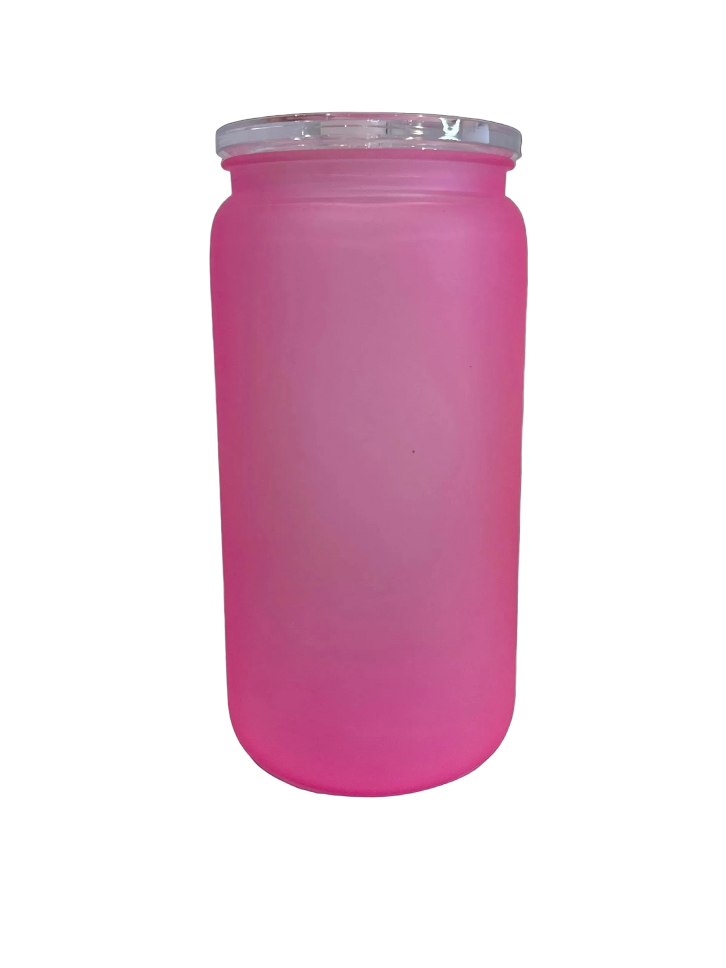 16oz Matte Pink Acrylic Can