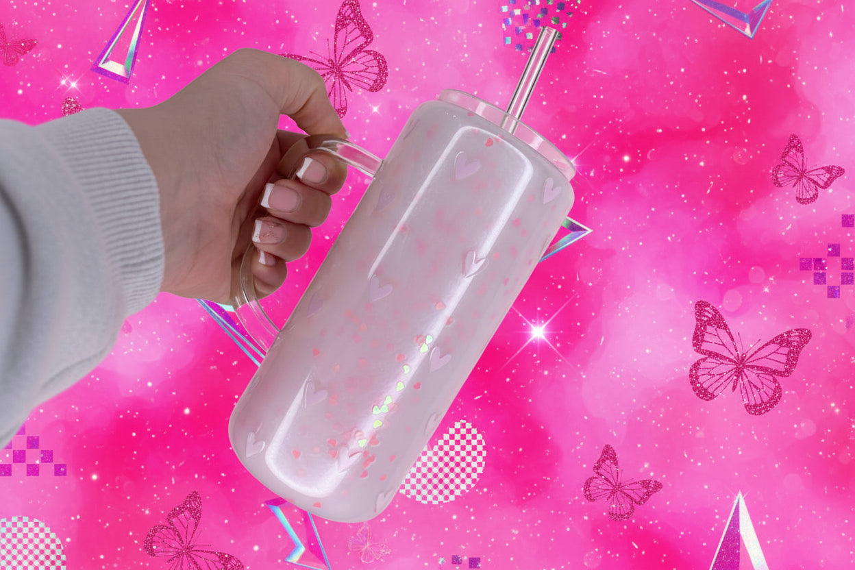 16oz Acrylic Mason Jar