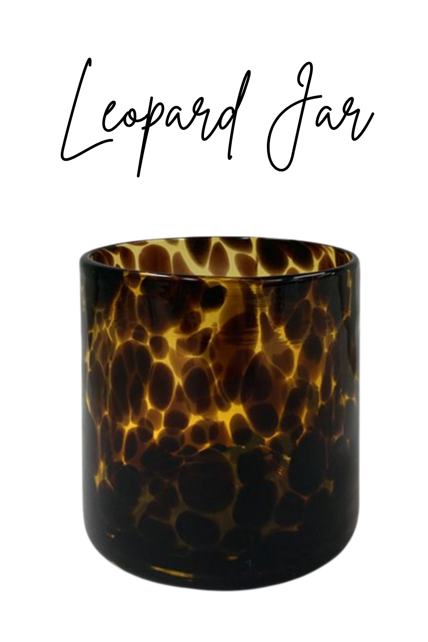 390g  Leopard Candle